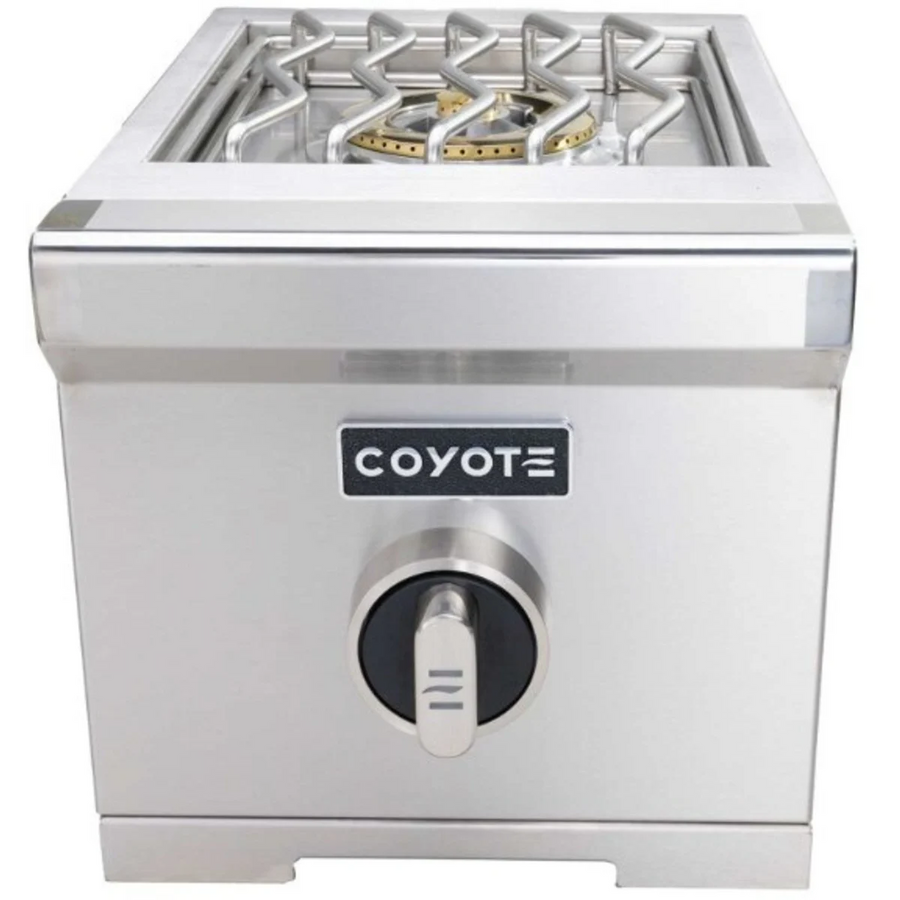Coyote 12 Inch Built-In Natural Gas Single Side Burner C3SBNG - Open Box