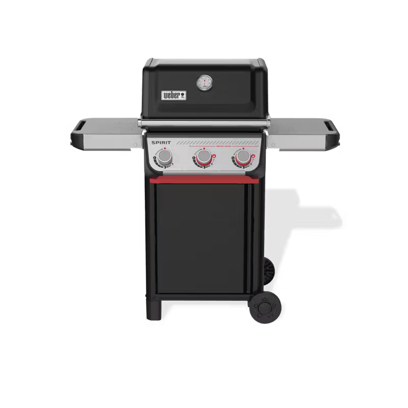 Weber Spirit E-325 3-Burner Propane Gas Grill in Black with Powerful Boost Burners 22521696 - E-325 - Certified Refurbished