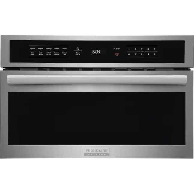 Frigidaire Gallery 1.6-cu ft 950-Watt 29.75-in Built-In Microwave in Fingerprint Resistant Stainless Steel GMBD3068AF - Scratch & Dent (Minor)