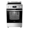 Pictures of Lanbo 24 in. 4 Burner Elements Freestanding Electric Range in Stainless Steel with Air Fry, Rotisserie and True Convection 251315SD1150 - LBERT24RCSAA - Scratch & Dent (Minor) - Neu Appliance Outlet - Discount Appliance Outlet in Austin, Tx