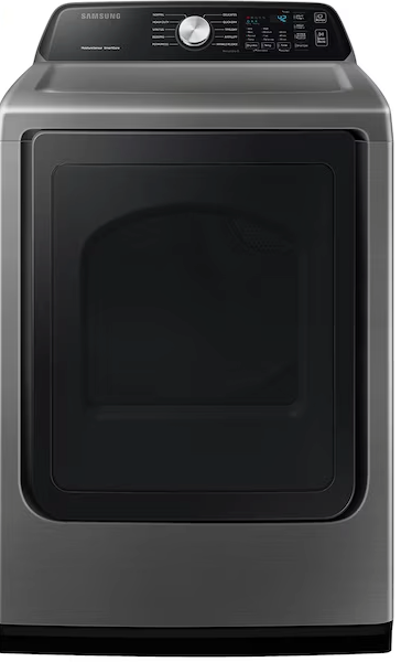 Samsung Platinum Electric 7.4 Cu. Ft. Dryer with Sensor Dry DVE45T3400P - Certified Refurbished