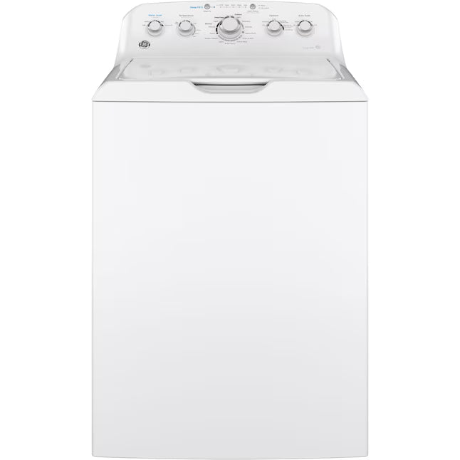 GE® 4.5 cu. ft. Capacity Washer with Stainless Steel Basket in White GTW465ASNWW - Certified Refurbished