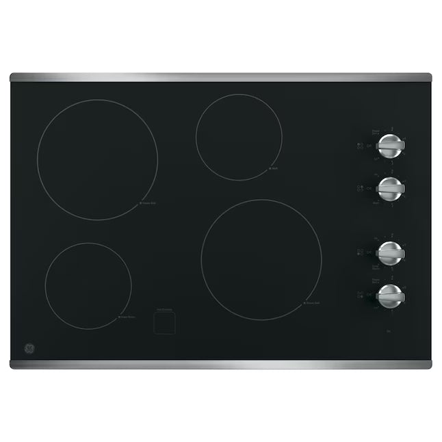 GE® 30" Built-In Knob Control Electric Cooktop GE9899 - JP3030SWSS  - New In Box