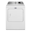 Pictures of Maytag Top Load 4.8 cu ft Washer with Deep Fill and Slow-Close Glass Lid MVW6200KW - Scratch & Dent (Moderate) and Maytag 7.0 cu ft Electric Dryer with Moisture Sensing and Quick Dry Cycle 16232 - MED6200KW - Scratch & Dent (Minor) - Neu Appliance Outlet - Discount Appliance Outlet in Austin, Tx