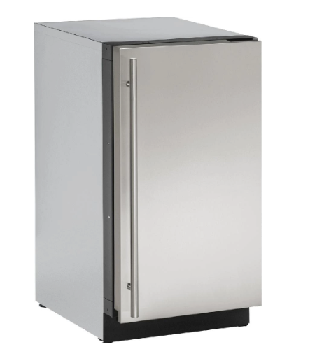 U-Line 2000 Series 18" 3.4 Cu. Ft. Stainless Steel Under the Counter Refrigerator 2218RB - Scratch & Dent (Minor)