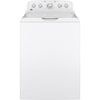 GE 4.5 cu. ft. Capacity Washer with Stainless Steel Basket in White GTW465ASNWW - Certified Refurbished and GE White Electric 7.2 Cu. Ft. Dryer with Aluminized Alloy Drum 16260 - GTD45EASJWS - Certified Refurbished