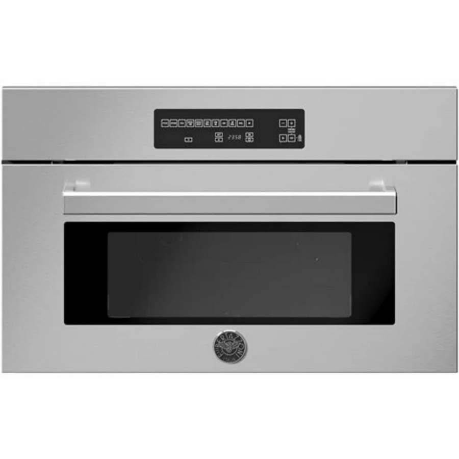 Bertazzoni 30 Inch Convection Speed Oven with 1.34 cu. ft. Capacity, 5 Power Levels, Full-Width Broiler, LED Touch Display and Child Lock PROF30SOEX - Open Box