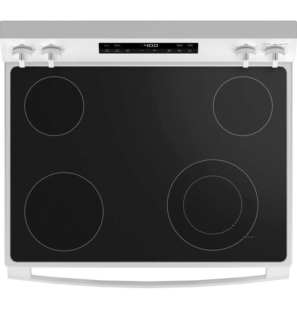 Pictures of GE® ENERGY STAR® 30" Free-Standing Electric Range in White GE9886 - GRF400SVWW - New In Box - Neu Appliance Outlet - Discount Appliance Outlet in Austin, Tx