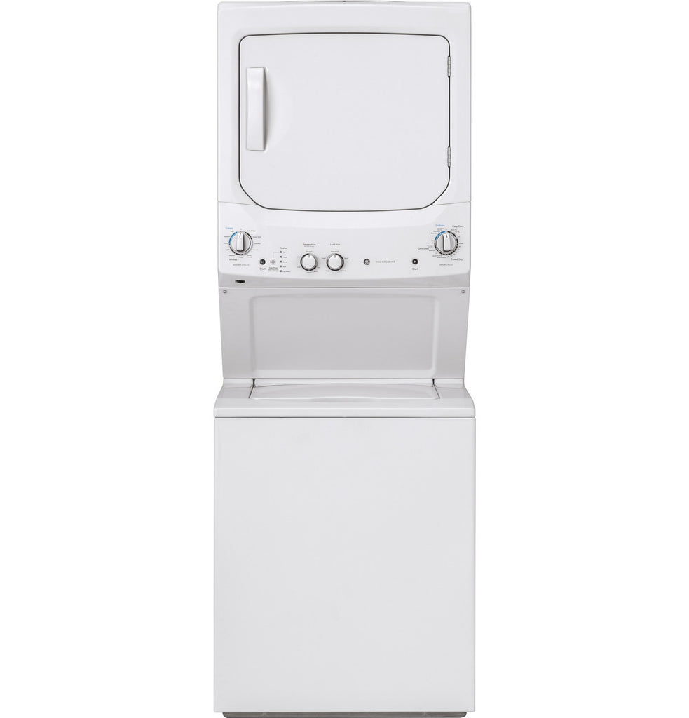 Pictures of GE Unitized Spacemaker® 3.8 cu. ft. Capacity Washer with Stainless Steel Basket and 5.9 cu. ft. Capacity Gas Dryer 22133SD177 - GUD27GSSMWW - Scratch & Dent (Minor) - Neu Appliance Outlet - Discount Appliance Outlet in Austin, Tx