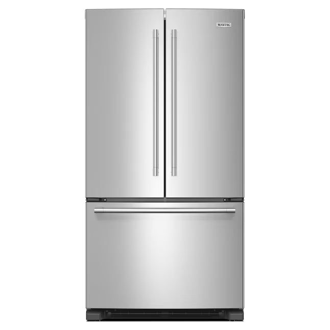 Maytag 25 cu. ft. French Door Refrigerator in Fingerprint Resistant Stainless Steel, Energy Star Certified MRFF4236RZ - Certified Refurbished