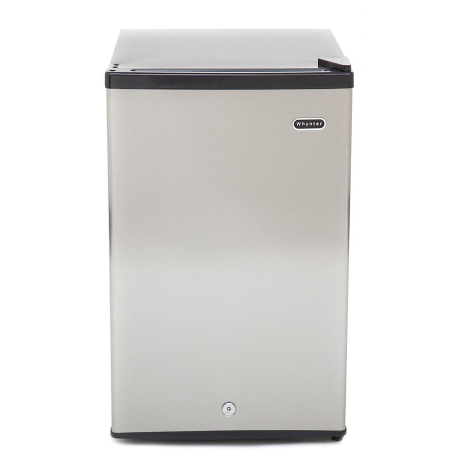 Whynter 2.1 cu. ft. Manual Defrost Upright Freezer Mini Freezer with Lock and Reversible Door in Stainless Steel 251312CR970 - CUF-210SS - Scratch & Dent (Minor)