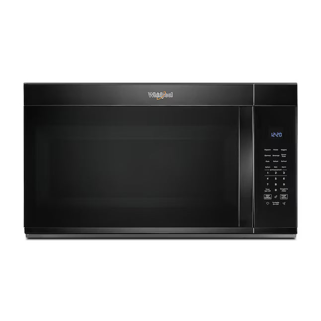 Whirlpool 1.9-cu ft Over-the-Range Microwave with Sensor Cooking in Black WMMS3330RB - New in Box