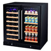 Smith & Hanks 31-in W Black Dual Zone Cooling Built-in/Freestanding Indoor Wine Cooler 30132SD105 - BEV176D - Open Box