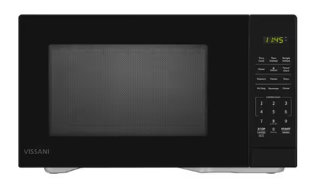 Vissani 1.1 cu. ft. 1000-Watt Countertop Microwave in Black EM0P042KVBCL - New in Box