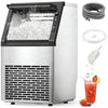 COWSAR 80-lb Ice Per day Cubed Ice Maker in Stainless Steel 25137SD734 - 58036RCI0-STEEL - New in Box