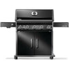 NAPOLEON Rogue PRO 625 Series Black 5-Burner Infrared Natural Gas Grill 1-Side Burner 22321480 - RP625SIB - Open Box