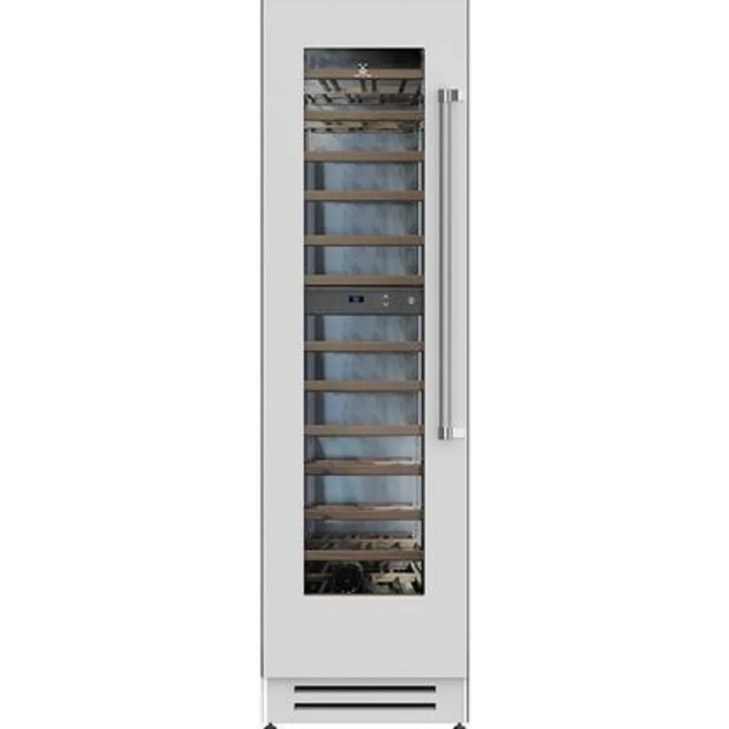 Hestan 24 Inch Built In Dual Zone Wine Column with 72 Bottles Capacity, Triple - Paned Glass Door, Multi LED Light, Electronic Cooling Zone, EvenFlow Air Circulating Technology™, The FreshSelect™ 11113138 - KWCL24 - Scratch & Dent (Minor)