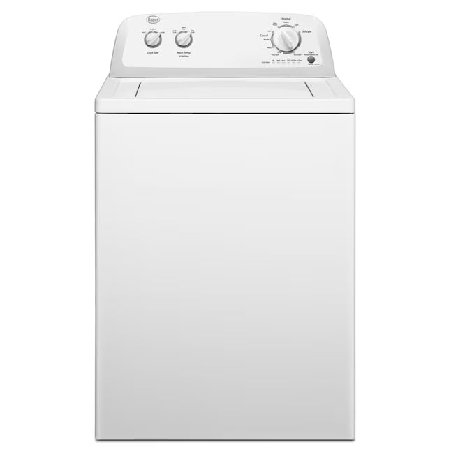 Roper 3-cu ft Agitator Top-Load Washer in White RTW4640YQ - Certified Refurbished