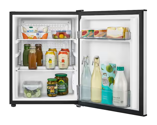 Vissani 2.6 cu. ft. Mini Refrigerator in Stainless Steel, ENERGY STAR HVAR26GSE - Scratch & Dent (Minor)