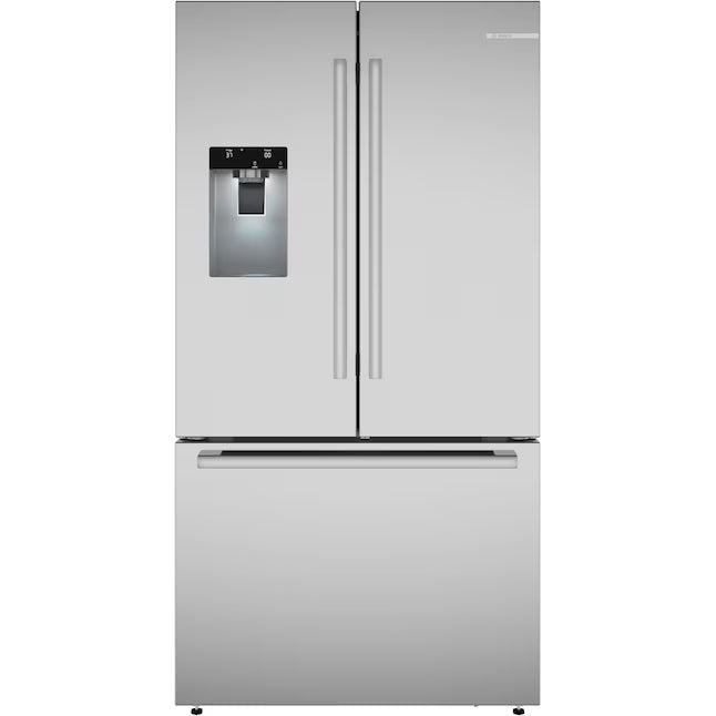 Bosch 500 Series French Door Bottom Mount Refrigerator in Stainless Steel 22121486 - B36FD5SNS - Open Box