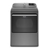Maytag 5.2 cu. ft. Pet Pro Top Load Washer in Midnight Steel with Agitator, Extra Power and Sanitize Cycle with Oxi MTW7205RF - Open Box and Maytag 7.4 cu. ft. Smart Top Load Electric Dryer with Extra Power 16271 - MED6230HC - New in Box