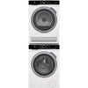 Electrolux 24" Wide Compact Front Load 2.4 cu ft Washer with LuxCare Wash System and Steam Refresh Cycle ELFW4222AW - Scratch & Dent (Minor) and Electrolux 24" 4.0 cu. ft. Compact Electric Dryer 15033 - ELFE4222AW - Scratch & Dent (Minor)