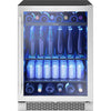 Pictures of Zephyr Brisas 24-in W 112 -Can Capacity Stainless Steel + Glass Built-in/Freestanding Indoor Beverage Refrigerator with Glass Door 251318SD1361 - BBV24C01AG - Scratch & Dent (Minor) - Neu Appliance Outlet - Discount Appliance Outlet in Austin, Tx