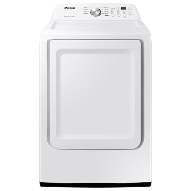 Samsung 7.2 cu. ft. Electric Dryer with Sensor Dry in White 22136SD255 - DVE45T3200W - Open Box