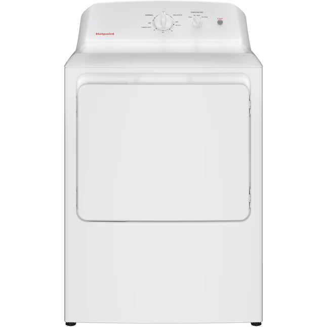 Hotpoint 6.2 cu. ft. Vented Gas Dryer in White with Auto Dry 31134SD192 - HTX26GASWWW - Scratch & Dent (Minor)