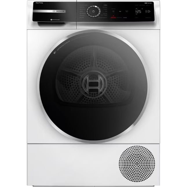 Bosch 500 Series 4-cu ft Stackable Ventless Electric Dryer with Steam Cycle in White 31135SD234 - WQB245B0UC - Scratch & Dent (Moderate)