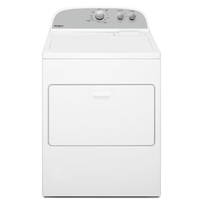 Whirlpool 3.8–3.9 Cu. Ft. Top Load Washer with 2 in 1 Removable Agitator and Soil Level Selection WTW4957PW - Scratch & Dent (Minor) and Whirlpool White Electric 7.0 Cu. Ft. Dryer with Auto Dry 16186 - WED4950HW - Scratch & Dent (Minor)