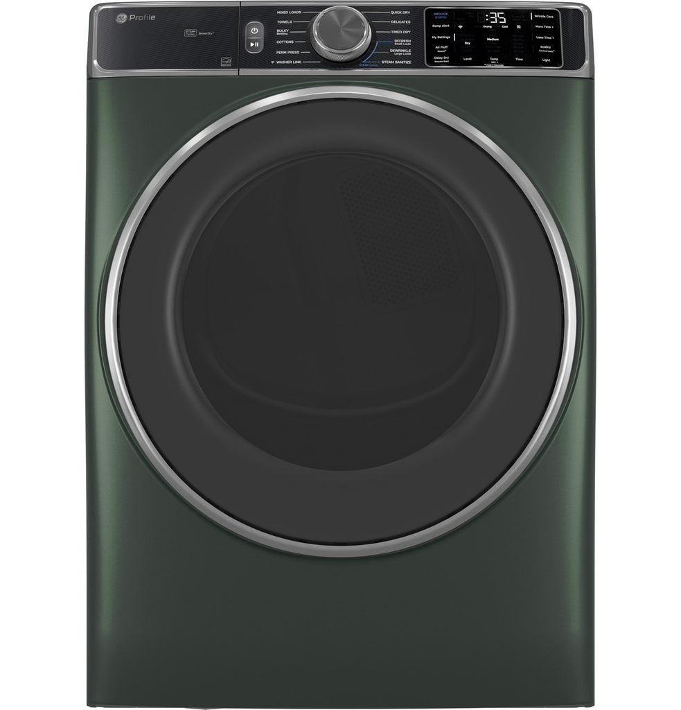 Pictures of GE Profile™ 5.5 cu. ft. Capacity Smart Front Load with Smart Wash & Smart Rinse PFW955SPWGN - New in Box and GE Profile™ ENERGY STAR® 7.8 cu. ft. Capacity Smart Front Load Electric Dryer with Steam and Sanitize Cycle GE9862E - PFD95ESPWGN - New in Box - Neu Appliance Outlet - Discount Appliance Outlet in Austin, Tx