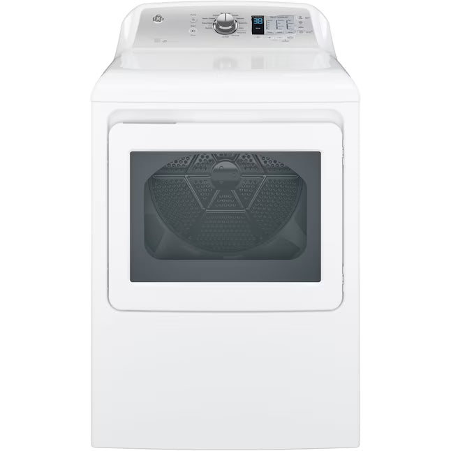 GE Top Load 4.0 Cu. Ft. Capacity Washer with Stainless Steel Wash Basket GTW325ASWWW - New in Box and GE 7.4-cu ft Vented Electric Dryer in White 16255 - GTD72EBSNWS - Certified Refurbished