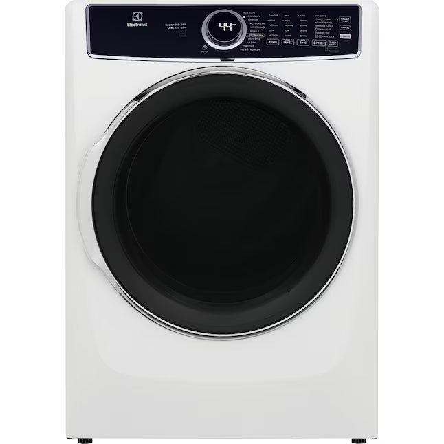 Electrolux 8.0 cu. ft. Front Load Electric Dryer with Perfect Steam 22133SD199 - ELFE7637AW - Scratch & Dent (Minor)
