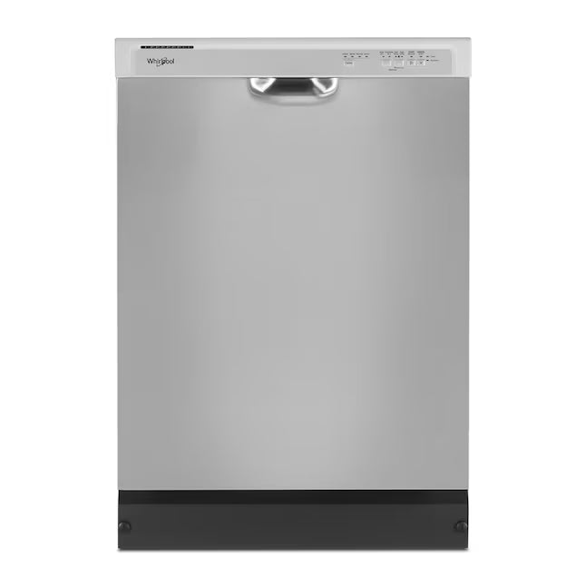 Whirlpool Front Control Built-In Dishwasher with Boost Cycle and 57 dBA in Stainless Steel 22137SD377 - WDF341PAPM - Scratch & Dent (Minor)