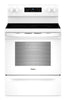 Whirlpool 5-Element Freestanding Electric Range in White with Air Cooking Technology 25138SD762 - WFES5030RW - Scratch & Dent (Minor)