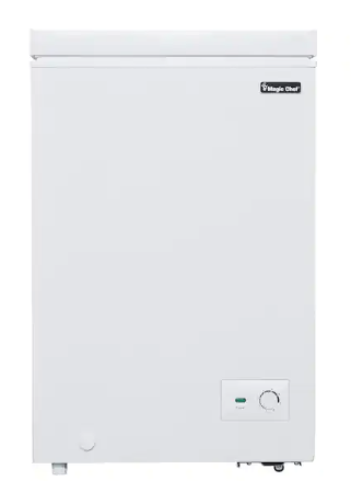 Pictures of Magic Chef 3.5 cu. ft. Manual Defrost Chest Freezer in White 251311SD937 - HMCF35W5 - Scratch & Dent (Moderate) - Neu Appliance Outlet - Discount Appliance Outlet in Austin, Tx