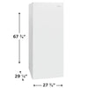 Pictures of Frigidaire 16 Cu. Ft. Garage Ready Upright Freezer in White 25137SD701 - FFFU16FSVW - Scratch & Dent (Moderate) - Neu Appliance Outlet - Discount Appliance Outlet in Austin, Tx