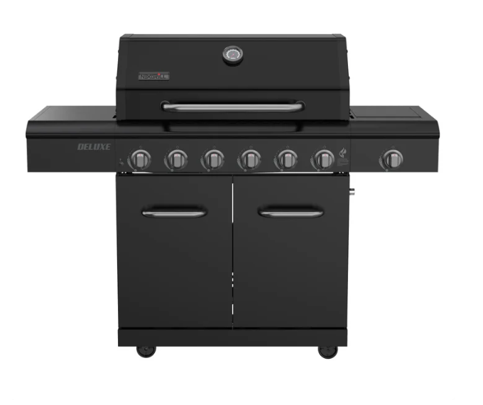 Nexgrill Deluxe 7-Burner Gas Grill with Stainless Steel Side Burner 30131SD48 - 720-0898E - New in Box