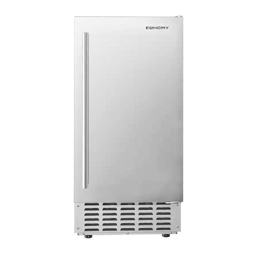 Euhomy 15 in. 66lbs/24H Nugget Ice Maker. Built-in/Freestanding, Ice Full Alert and Auto-Cleaning 25SA206 - NIMU-01 - Open Box
