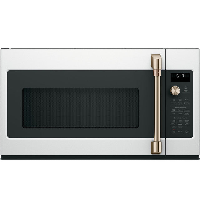 CAFÉ™ 1.7 Cu. Ft. Convection Over-the-Range Microwave Oven CVM517P4RW2 - Open Box