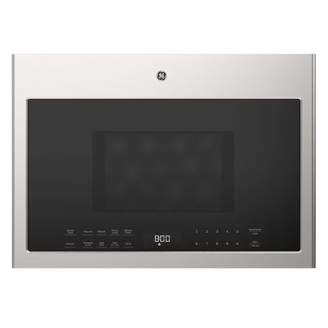 GE 24 in. 1.4 cu. ft. Over-The-Range Microwave Oven in Stainless Steel with Sensor Cooking SA319 - GVMB14S4WSS - Open Box