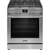 Pictures of Frigidaire Gallery 6 cu. ft. 5 Burner Slide-In Gas Range with Total Convection and Air Fry, Smudge Proof Stainless Steel 20534SD700 - GCRG3060BF - Scratch & Dent (Moderate) - Neu Appliance Outlet - Discount Appliance Outlet in Austin, Tx