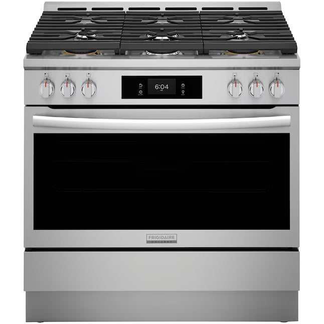 Frigidaire Gallery Stainless Steel 36" Gas Range with Quick Preheat + Air Fry 20132SD308 - GCFG3661AF - Scratch & Dent (Moderate)