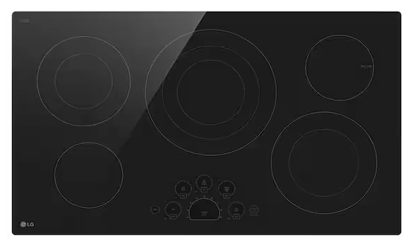 Pictures of LG 36 Inch Radiant Cooktop, 5 Burner, Black, ENERGY STAR 21SD032 - LCE3610SBE - Open Box - Neu Appliance Outlet - Discount Appliance Outlet in Austin, Tx