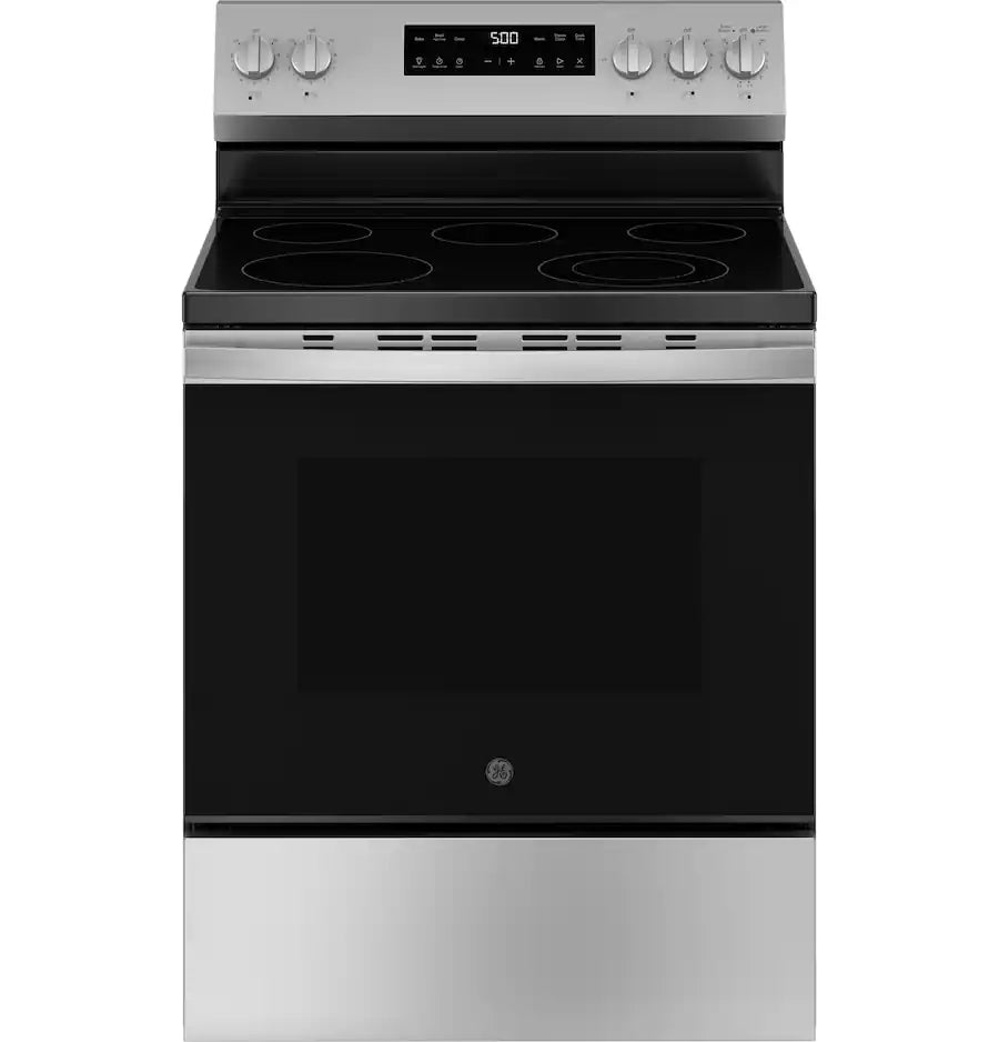 GE® ENERGY STAR® 30" Free-Standing Electric Range with Crisp Mode 25SD045 - GRF500SVSS - Open Box