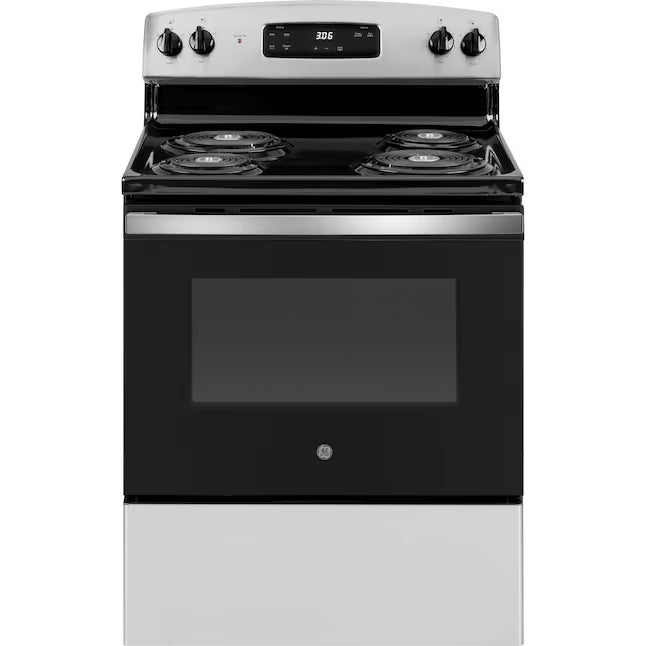GE® ENERGY STAR® 30" Free-Standing Electric Range - GE9889 - JBS360RTSS  - New In Box