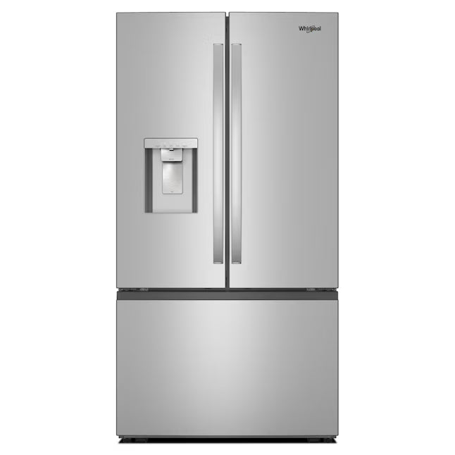 Whirlpool French Door Refrigerator in Fingerprint Resistant Stainless Finish with In-Door Water and Ice Maker - 30 cu. ft. WRFF3536SZ - Scratch & Dent (Minor)