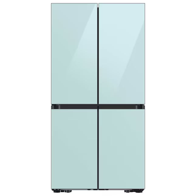 Samsung Bespoke Counter Depth 4-Door Flex™ Refrigerator (23 cu. ft.) with Beverage Center ™ with Customizable Door Panel Colors 4SD402 - RF23DB9600AP - Open Box