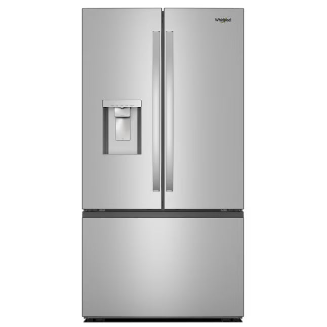Whirlpool 30 Cu. Ft. French Door Refrigerator with Dual Ice Makers with Fingerprint-Resistant Stainless Finish WRFF3736SZ - Scratch & Dent (Major)